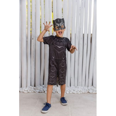 Fantasia Infantil Menino Pantera Negra