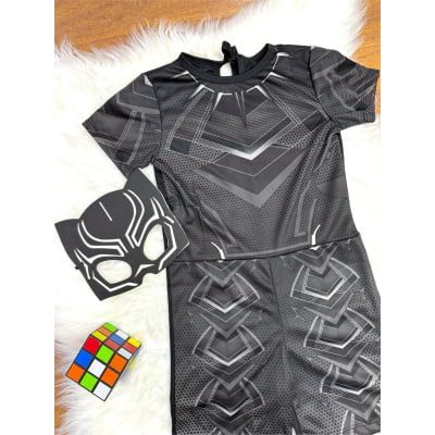 Fantasia Infantil Menino Pantera Negra