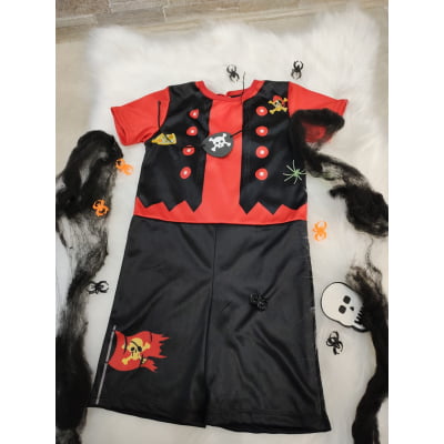 Fantasia Infantil Menino Pirata Tapa Olho