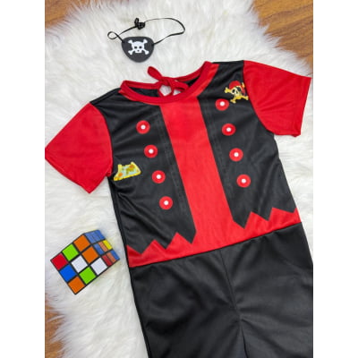 Fantasia Infantil Menino Pirata Tapa Olho