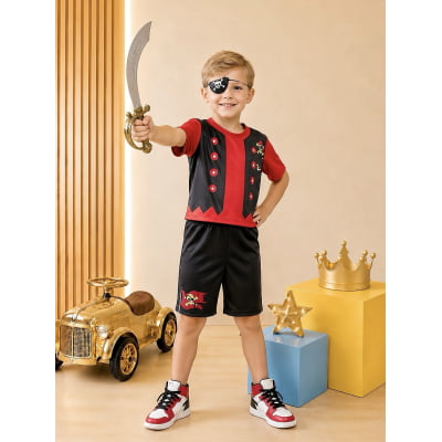 Fantasia Infantil Menino Pirata Tapa Olho Fantasia Infantil Menino Pirata Tapa Olho