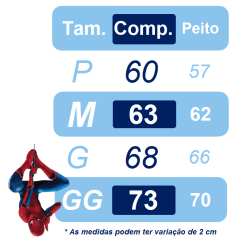 Fantasia Infantil Temática do Homem Aranha C/ Máscara