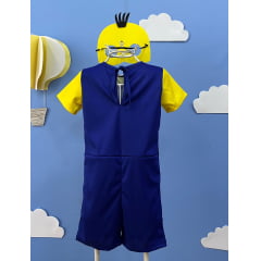 Fantasia Infantil Temática dos Minions Com Máscara
