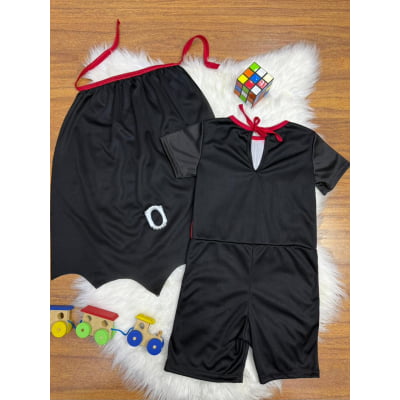 Fantasia Infantil Vampiro Capa e Dentadura