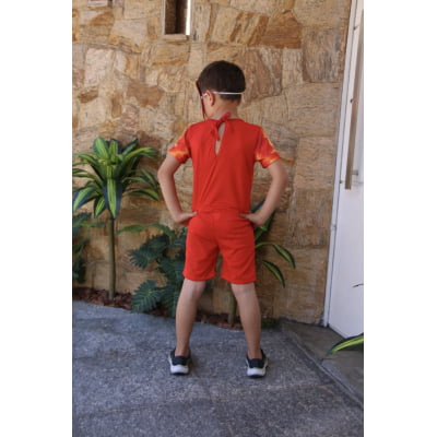 Fantasia Meninos Flash com Máscara