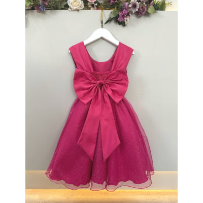 Vestido Infantil Pink Lilo Stitch e Angel Festas