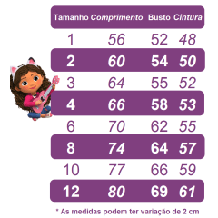 Vestido Infantil Casa Mágica da Gabby Rosa Luxo Corações