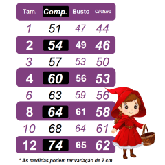 Vestido Infantil Chapeuzinho Vermelho Com Capuz