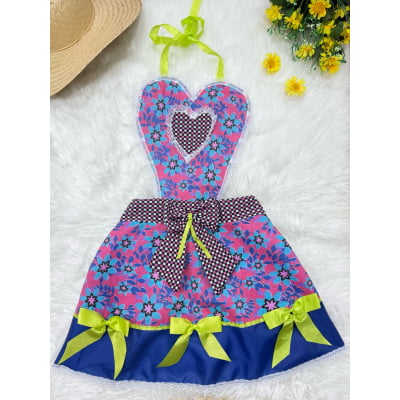 Avental Adulto Junino Caipira Arraiá Festas Tam. Unico Cores