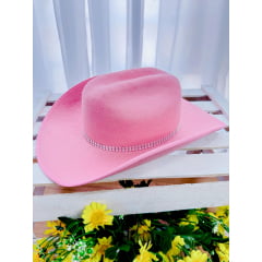 Chapéu Boiadeira Infantil Rosa ou Preto Festas