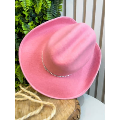 Chapéu Boiadeira Infantil Rosa Pink Vermelho ou Preto Festas