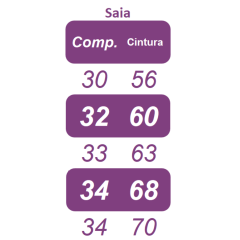 Saia Meninas Junino Caipira Lilás Xadrez