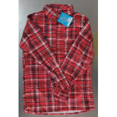 Camisa Xadrez Junino Branco Vermelho Azul Preto