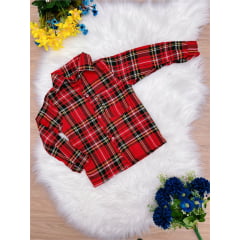 Camisa Xadrez Junino Preto Vermelho Branco Amarelo