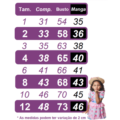 Camisa Infantil Meninas Flanelada Xadrez Junina Arraiá Pink