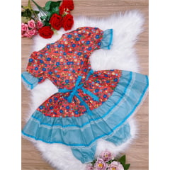 Fantasia Infantil Junino Vermelho - P- M - G - GG - Podem Ter Variação Cor