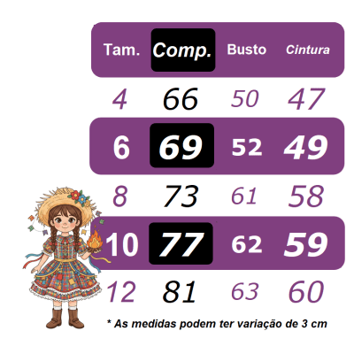 Vestido Infantil Junino Arraiá Pink Colorido Xadrez Laços