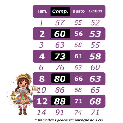 Vestido Infantil Junino Arraiá Pink Festa São João