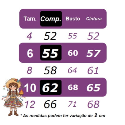 Vestido Infantil Junino Arraiá Rosa Chiclete Xadrez Colorido