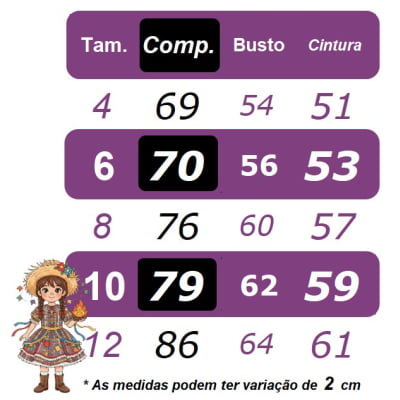 Vestido Infantil Junino Arraiá Vermelho Xadrez Laços e Rendas