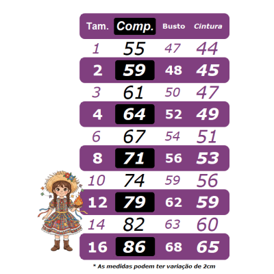 Vestido Infantil Junino Caipira Arraiá Rosa Chiclete Colorido