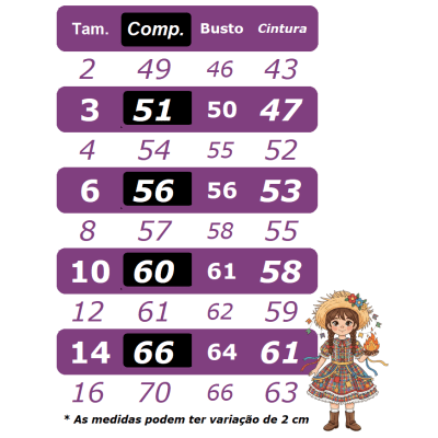 Vestido Infantil Junino Caipira Xadrez Rosa Flores Coloridas