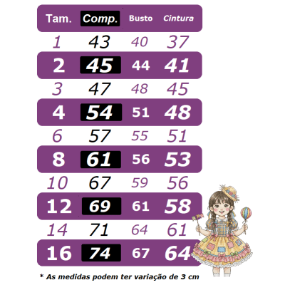 Vestido Infantil Junino Festa Arraiá Amarelo Florzinhas Coloridas