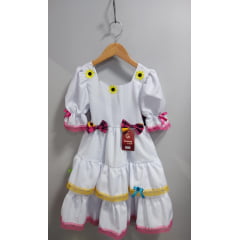 Vestido Infantil Luxo Junino Arraiá Caipira Noiva