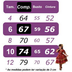 Vestido Junino Caipira Rosa Claro Colorido Saia Com Babados