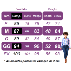 Fantasia Adulto Junino Arraiá Lilás Xadrez Colorido