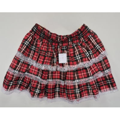 Saia Adulto Junino Arraiá Festas Caipira Xadrez Cores