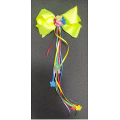Laço Infantil Junina Varias Cores Fitas Coloridas e Apliques