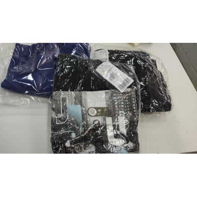 Kit Infantil Masculino 2 Calças Moletom e Camiseta Tamanho 12