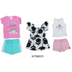 Kit Varias Marcas Cores e Modelos Variados 3 Peças no Tamanho 1