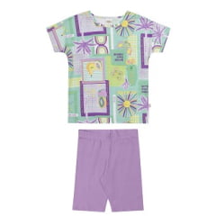 Kit Conjunto Elian Meninas Infantil 6 Peças Tamanho 4