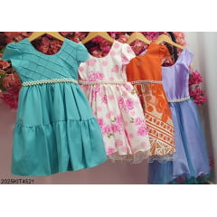Kit de 4 Peças de Vestidos Luxo Daminhas Festas 5