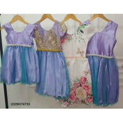 Kit de 4 Peças de Vestidos Luxo Daminhas Festas 7