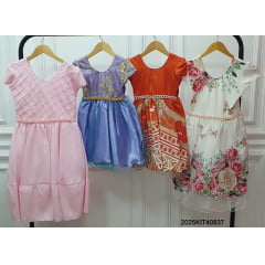 Kit de 4 Peças de Vestidos Luxo Daminhas Festas 8
