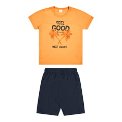 Kit Conjunto Elian Meninos Infantil 6 Peças estampas e cores variadas do 4 ao 8