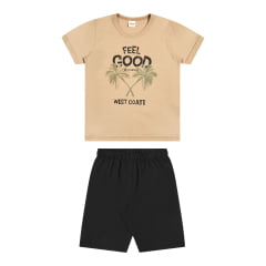 Kit Conjunto Elian Meninos Infantil 6 Peças estampas e cores variadas do 4 ao 8