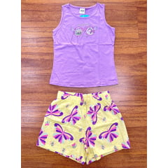 Kit Conjunto Elian Meninas Infantil 4 Peças Tamanho 8