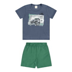 Kit Conjunto Elian Meninos Infantil 8 Peças estampas e cores variadas do 1 ao 3