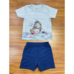Kit Conjunto Elian Meninos Infantil 8 Peças estampas e cores variadas do 1 ao 3