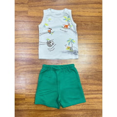 Kit Conjunto Elian Meninos Infantil 8 Peças estampas e cores variadas do 1 ao 3