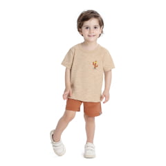 Kit Conjunto Elian Meninos Infantil 8 Peças estampas e cores variadas tamanho 3