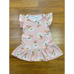 Kit Elian Meninas Infantil 5 Peças estampas e cores variadas do 1 ao 3