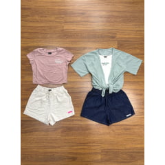 Kit Elian Meninas Infantil 5 Peças Tamanho 14