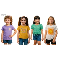 Kit Elian Meninas Infantil com 4 Peças Tamanho 6