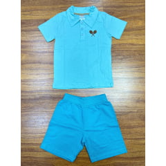 Kit Conjunto Meninos Camiseta e Shorts Com Estampas Variadas