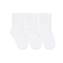 Kit Com 3 Pares de Meias Infantil Brancas
